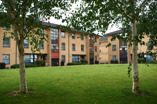 An exterior view of James College.